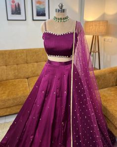 Magenta Color Bridal Lehenga Designs - 7 Best Magenta Color Lehenga Designs for You